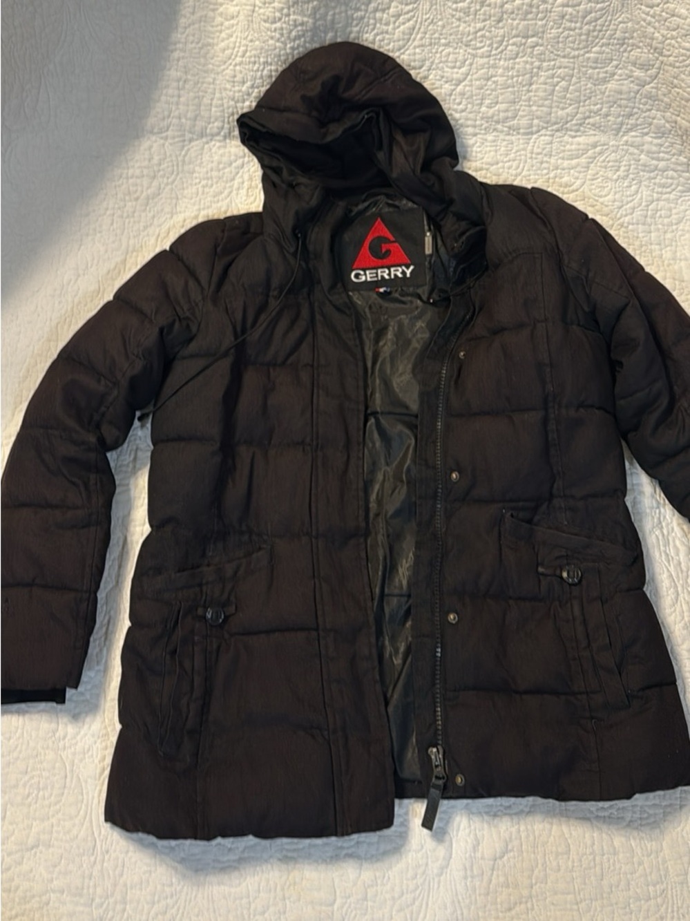 Gerry Weber Women's Hooded Puffer Jacket in Black